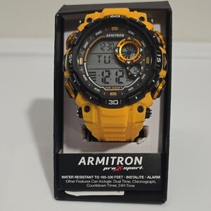 Armitron ProSport Yellow Digital Watch